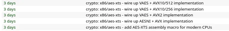 Linux 6.10 AES-XTS For Disk/File Encryption As Much As ~155% Faster For ...