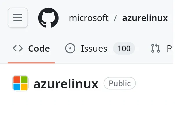 AzureLinux on GitHub