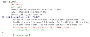 Linux 6.8 Default-Disabling 31-bit Enterprise System Architecture ELF Binary Support