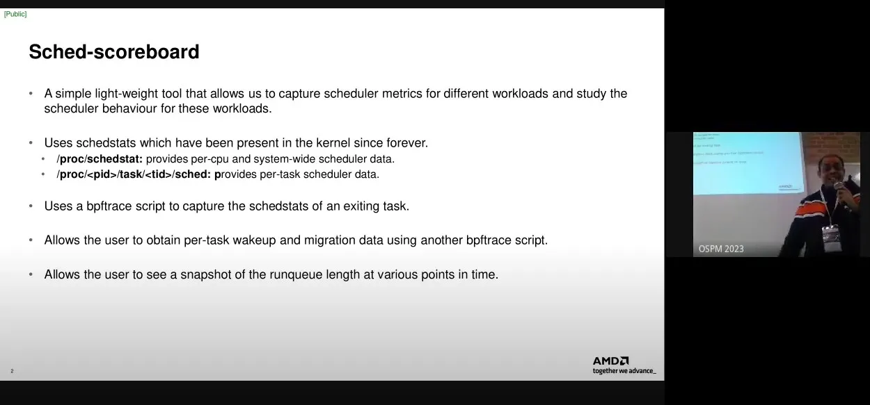 AMD Linux Engineers Introduce New &quot;schedstat&quot; Tool