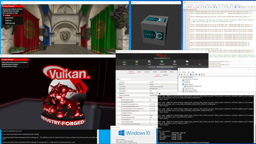 Open-Source &quot;Terakan&quot; Vulkan Driver For Radeon HD 6000 Series Shown On Windows