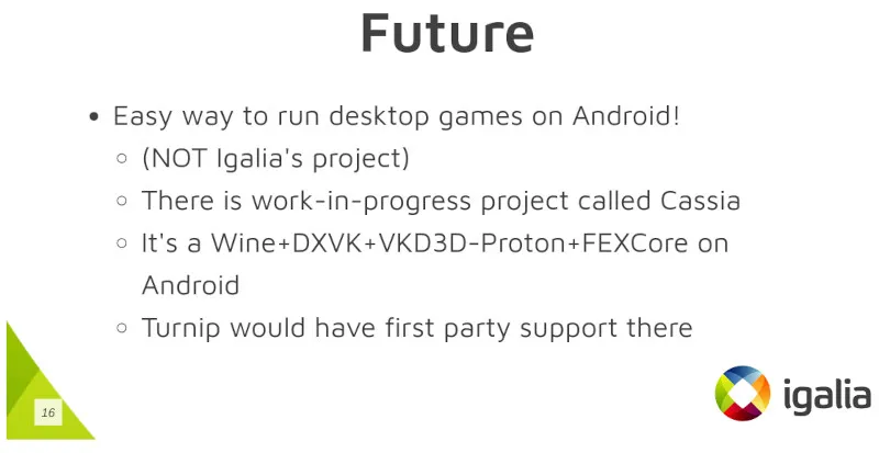 Igalia Slide at FOSDEM 2024