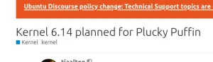 Ubuntu 25.04 Planning To Ship With The Linux 6.14 Kernel