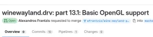 Wine Wayland Driver Patches Enable Basic OpenGL Support