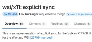 Mesa 24.1 Now Supports Vulkan Explicit Synchronization On X11