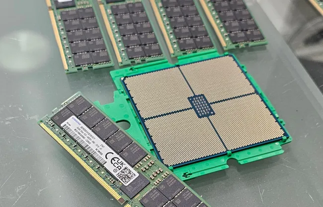 AMD EPYC Zen 4 with DDR5 memory