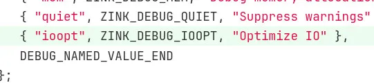 Zink IO optimizations
