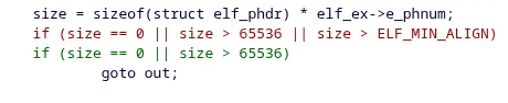The code change