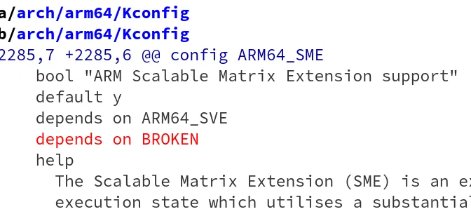 Linux 6.16 Enables Support For Arm Scalable Matrix Extension "SME"