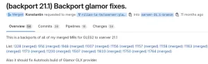 Many GLAMOR OpenGL ES Improvements Backported To X.Org Server / XWayland 21.1