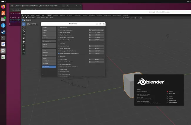 Blender HDR on Linux