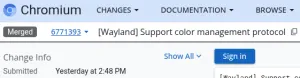 Google Chrome/Chromium Merges Wayland Color Management - Enables HDR Video Playback
