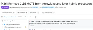 Intel Cleans Up LLVM/Clang For Misreporting CLDEMOTE On Arrow Lake & Future Hybrid CPUs