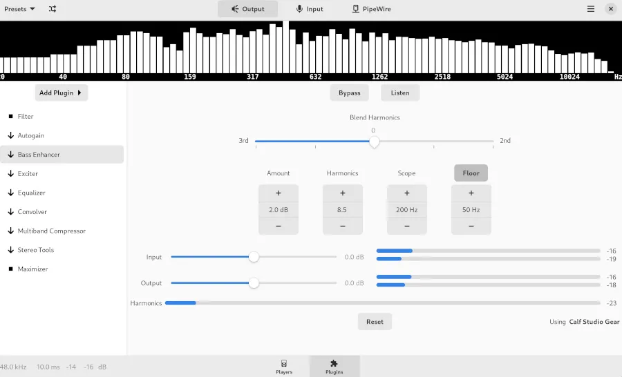 EasyEffects former GTK4 UI