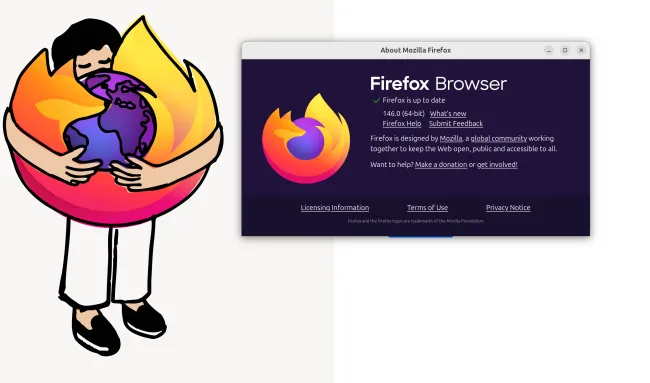 Firefox 146 Linux build