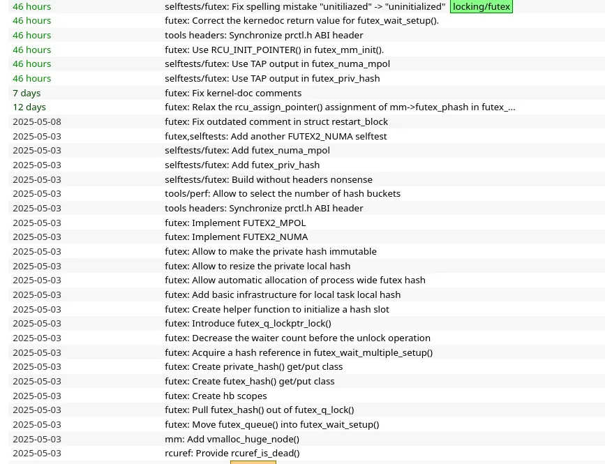 FUTEX2 NUMA, MPOL & Task-Local Hash Maps Appear Ready For Linux 6.16