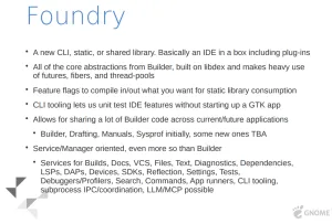 GNOME Foundry Taking Shape As "An IDE In A Box" With CLI Tooling