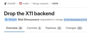 GNOME Mutter Now "Completely Drops The Whole X11 Backend"