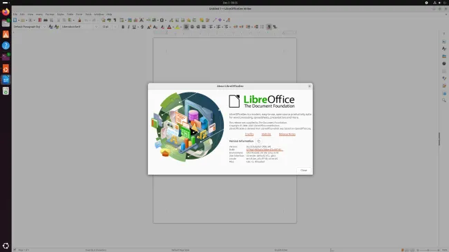 LibreOffice 26.2 en Linux
