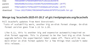 Bcachefs Changes Merged Without Issue For The Linux 6.14 Kernel