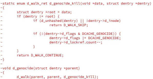 Linux 6.19 Gets Rid Of The Kernel’s “Genocide” Function