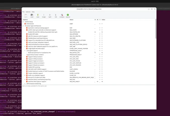 Linux Gconfig