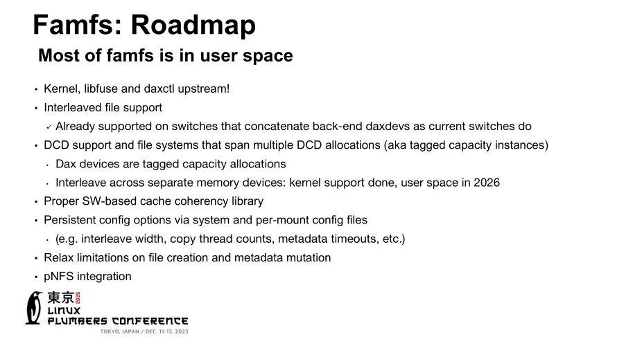 FamFS roadmap