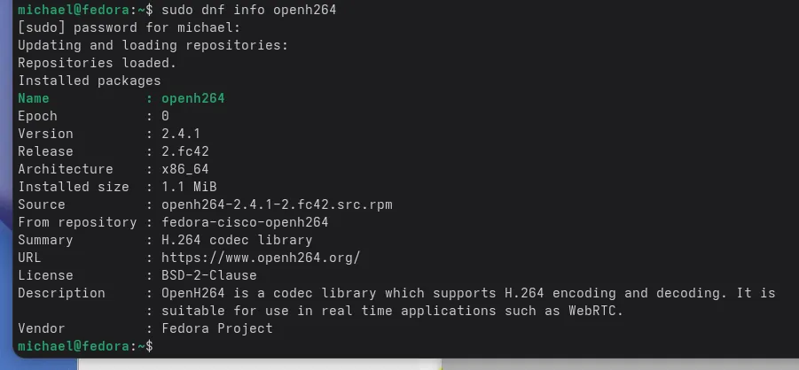 Out-Of-Date OpenH264 On Fedora Is Frustrating Users With A High Severity CVE