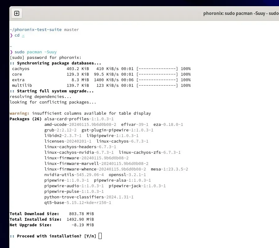 Archinstall 3.0.12 & Pacman 7.1 Released For Arch Linux Users