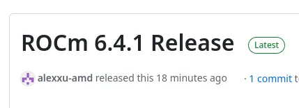 ROCm 6.4.1