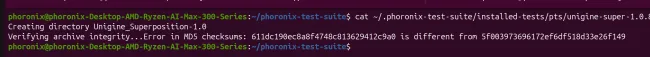 Ubuntu 25.10 MD5 error