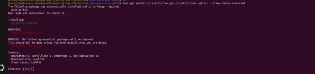 Ubuntu 25.10 Coreutils