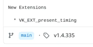 Vulkan 1.4.335 Released With The Very Notable VK_EXT_present_timing