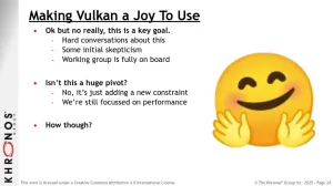 Making Vulkan More Of A "Joy To Use" Discussed At Vulkanised 2025