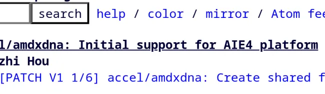 AMD AIE4 enablement begins