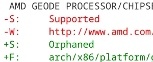AMD Geode CPU Support Being Orphaned By Linux