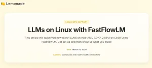 AMD Ryzen AI NPUs Are Finally Useful Under Linux For Running LLMs