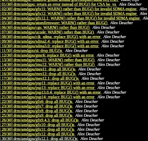 AMD Linux Graphics Driver Working To Clear Out All Of Its BUG()s