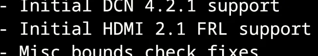 HDMI 2.1 FRL initial support