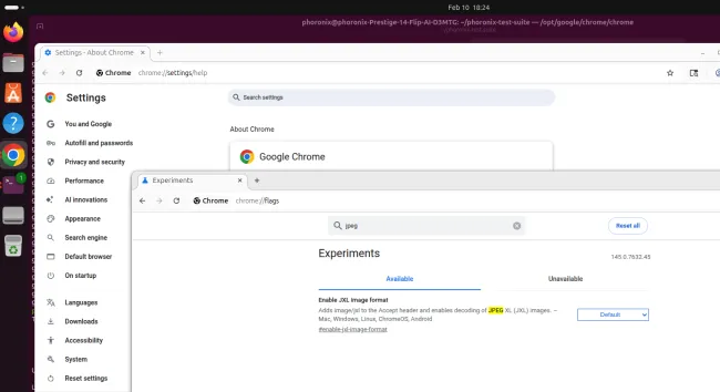 Chrome 145 with JPEG-XL