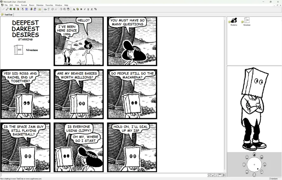 Microsoft apre l’archivio: Comic Chat è open source quasi 30 anni dopo