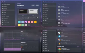 Pop!_OS Rolls Out Its "Frosted Glass" Desktop Style For COSMIC