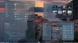 COSMIC Desktop's Frosted Glass Is Giving Windows Aero Vibes