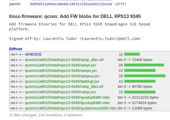 Dell XPS 13 9345 firmware blobs