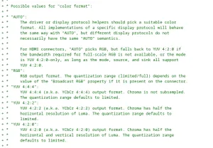 Linux 7.3 To Introduce DRM "Color Format" Property With AMD GPU Driver Support