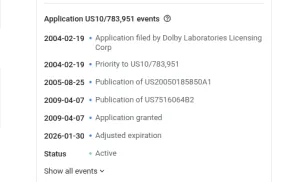 The Last Of The Dolby Digital Plus "E-AC3" Patents Might Now Be Expired