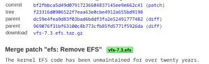 EFS File-System Slated For Removal With Linux 7.3 After 20+ Years Unmaintained
