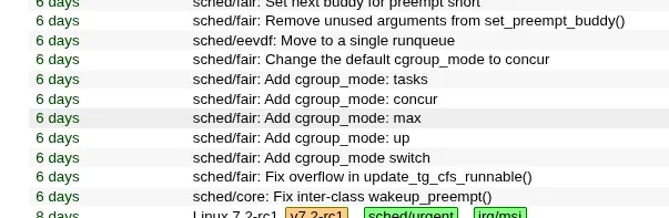 Flatten the pick patches queued in TIP branch