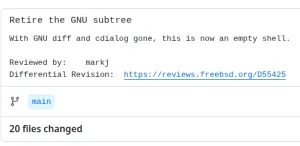 FreeBSD 16 Retires The Last Of Its GPL Code From Its Base System