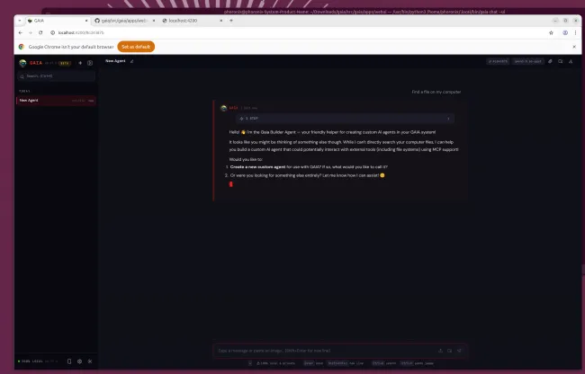GAIA 0.17.2 building an agent